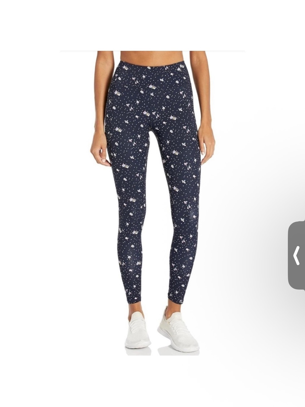 Vera Bradley Navy with White Floral Dot Leggings Sz S